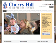 Tablet Screenshot of cherryhillchurch.org